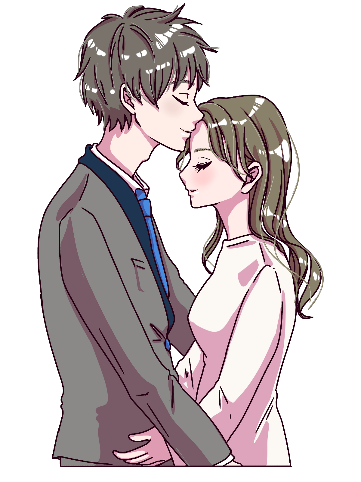 ラブラブなカップルのイラスト Lovey Dovey Couple Illustration Share Illu シャレイラ